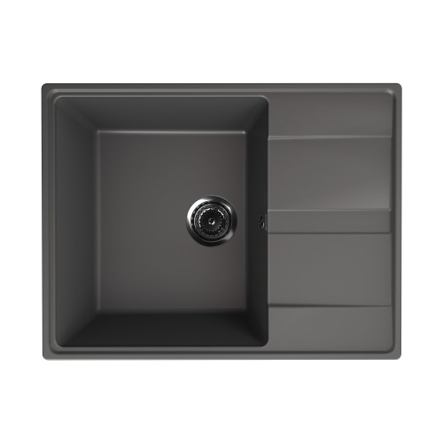 картинка Кухонная мойка Ulgran Quartz Prima 650-09, мокрый асфальт от магазина Сантехстрой