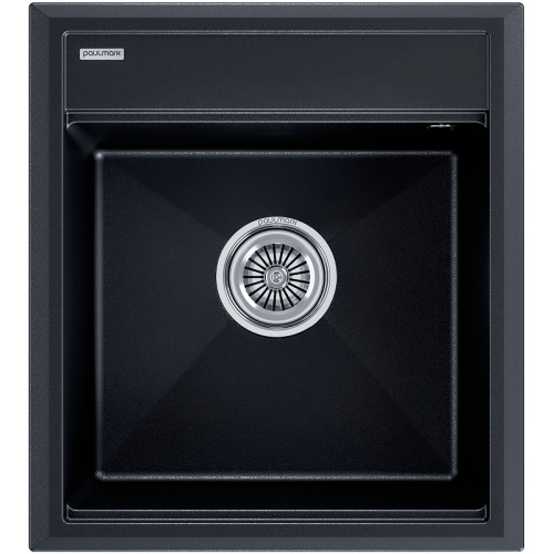 картинка Кухонная мойка Paulmark Stepia-460 PM114651-BLM Черный металлик от магазина Сантехстрой