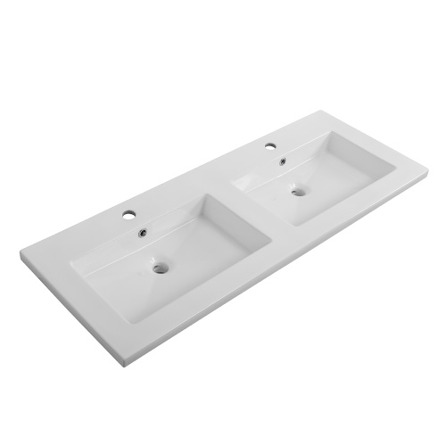 картинка Керамическая раковина с двумя чашами CEZARES CZR-8070-120-2 от магазина Сантехстрой