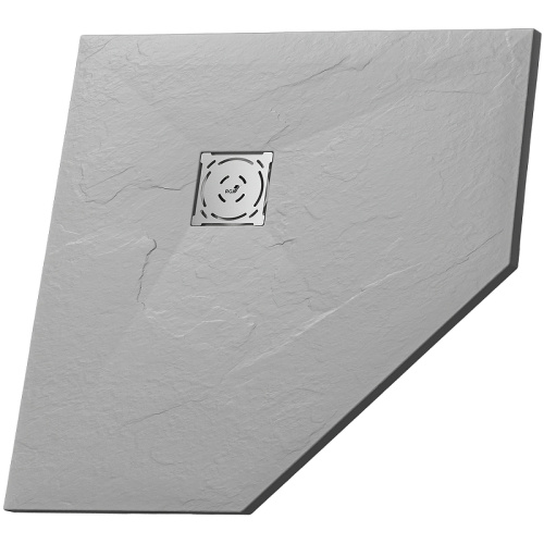 картинка Душевой поддон из искусственного камня RGW Stone Tray ST/T-Co 90x90 16155099-10 Бетон Цемент от магазина Сантехстрой