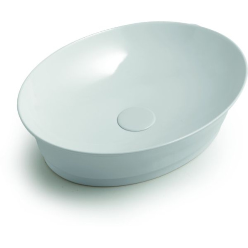 картинка Раковина White Ceramic Idea Oval 50 W1020701 от магазина Сантехстрой