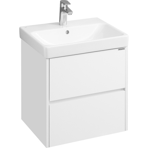 картинка Тумба под раковину Aquaton Сканди 55 532x510x427 подвесная, белая (1A251701SD010) от магазина Сантехстрой