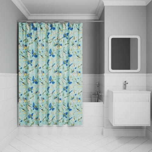 картинка Штора для ванной IDDIS 200x180 см, Полиэстер (BP03P18i11) от магазина Сантехстрой