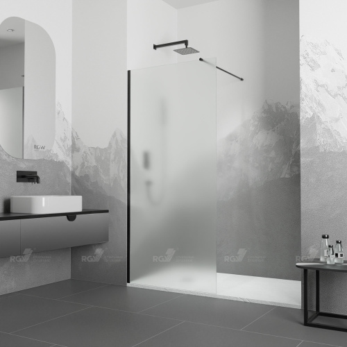 картинка Душевая перегородка RGW WA-010B (1100, Матовое-Сатинат) от магазина Сантехстрой