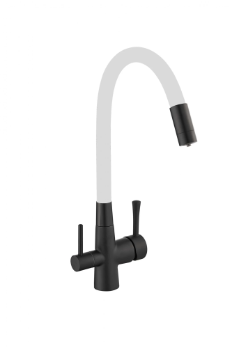 картинка смеситель для кухни savol s-l1806h-02 белый