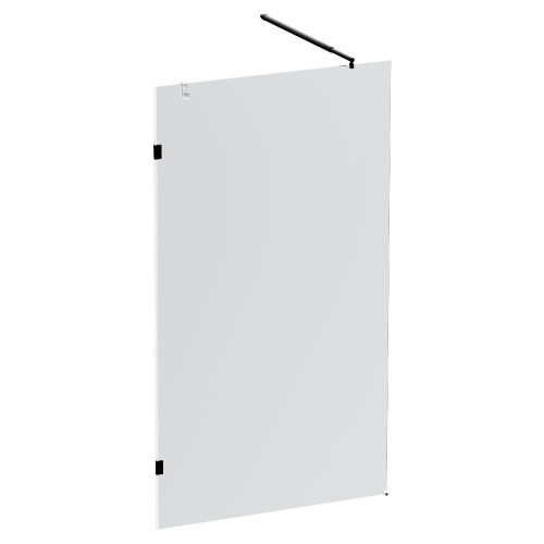 картинка W94WI-110-F1-BTE Душевая перегородка X-Joy 110x195, стекло прозр. 6 мм + покрытие, фурнитура черный от магазина Сантехстрой