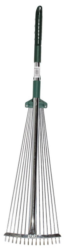 картинка RACO R744 грабли веерные с телескопическим черенком, регулируемые, длина 800-1240 мм от магазина Сантехстрой