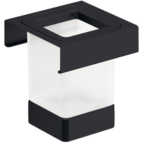 картинка Модуль стакана для зубных щеток Inda Indissima Barra A8810MNE21 Черный матовый от магазина Сантехстрой