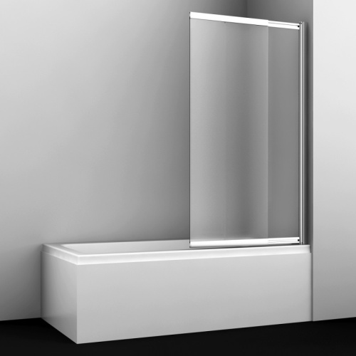 картинка Шторка для ванны 100 см WasserKRAFT Main 41S02-100 RM матовый от магазина Сантехстрой