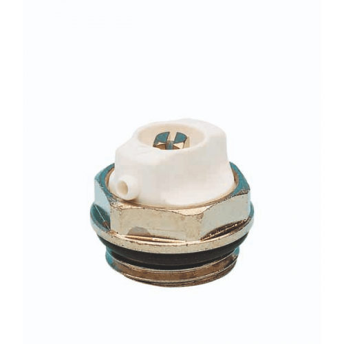 картинка Воздуховыпускной клапан Carlo Poletti 1/2" c кольцом O'RING, Никелированный / Белый от магазина Сантехстрой