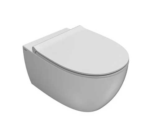 картинка Унитаз подвесной Globo MDS04BI 4ALL 48CM, крепеж в комплекте, цвет BI от магазина Сантехстрой