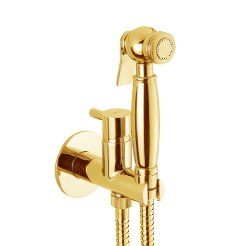 картинка Гигиенический душ со смесителем Webert Elio EL870302010, золото от магазина Сантехстрой