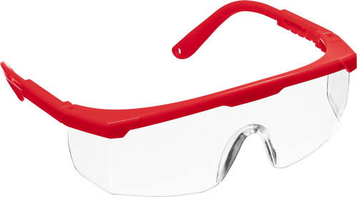картинка Защитные прозрачные очки ЗУБР СПЕКТР 5 монолинза с дополнительной боковой защитой, открытого типа от магазина Сантехстрой