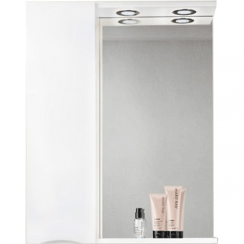 картинка Зеркальный шкаф BelBagno marino-spc-700/750-1a-bl-p-l Белый от магазина Сантехстрой