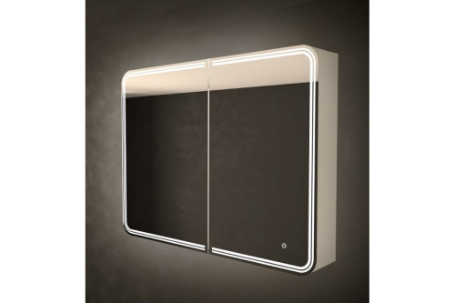 картинка Зеркало-шкаф Art&Max VERONA с подсветкой, левый AM-Ver-900-800-2D-DS-F от магазина Сантехстрой