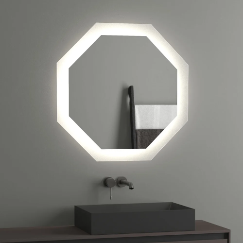 картинка Зеркало Evoform Ledshine BY 2505 80х80 от магазина Сантехстрой