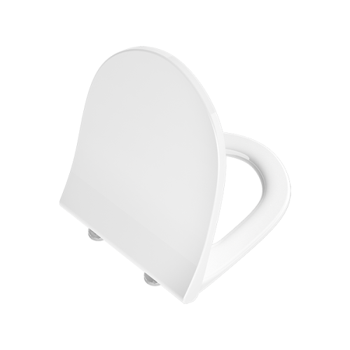 картинка 130-003-009 Sento сиденье тонкое, дюропласт, микролифт, металл.петли VitrA от магазина Сантехстрой