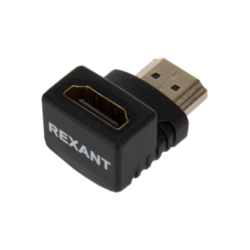 картинка Переходник аудио (гнездо HDMI - штекер HDMI),  угловой,  (1шт) REXANT от магазина Сантехстрой