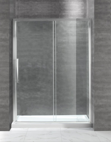 картинка Душевая дверь в нишу Cezares Lux Soft W-BF-1 120 профиль Хром стекло прозрачное от магазина Сантехстрой