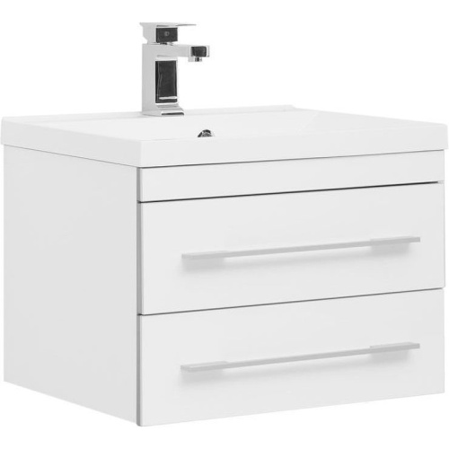 картинка Тумба с раковиной Aquanet Верона 58 287669 подвесная Белая от магазина Сантехстрой