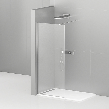 картинка Душевая перегородка Cezares LIBERTA-L-1-120-C-Cr 120 без профиля от магазина Сантехстрой