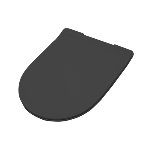 картинка Artceram FILE 2.0  Сиденье  для унитаза, супер тонкое, быстросьемное с микролифтом , цвет черный матовый от магазина Сантехстрой