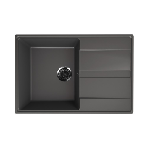 картинка Кухонная мойка Ulgran Quartz Prima 750-09, мокрый асфальт от магазина Сантехстрой