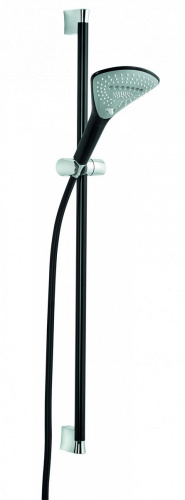 картинка Душевой гарнитур Kludi Fizz 3S черный матовый/хром (6774087-00) от магазина Сантехстрой