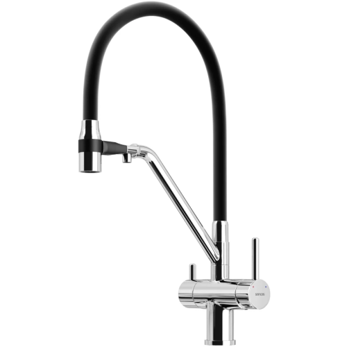 картинка смеситель для кухни с подключением к фильтру sancos dora sc4003ch