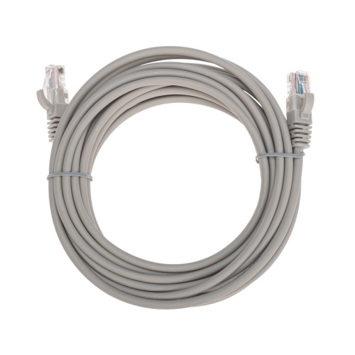 картинка Патч-корд U/UTP,  CAT 5e,  RJ45-RJ45, 26AWG, LSZH,  серый,  5м REXANT от магазина Сантехстрой