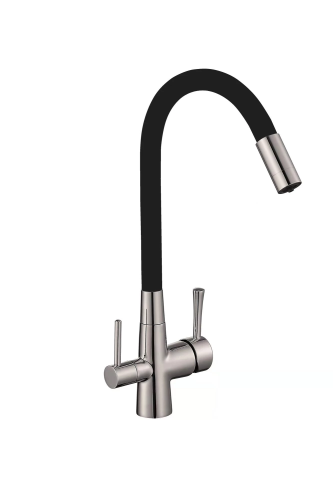 картинка смеситель для кухни savol s-l1806l-01 хром