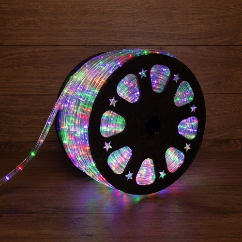 картинка Дюралайт LED,  свечение с динамикой (3W) - мульти (RYGB),  24 LED/м,  бухта 100м от магазина Сантехстрой
