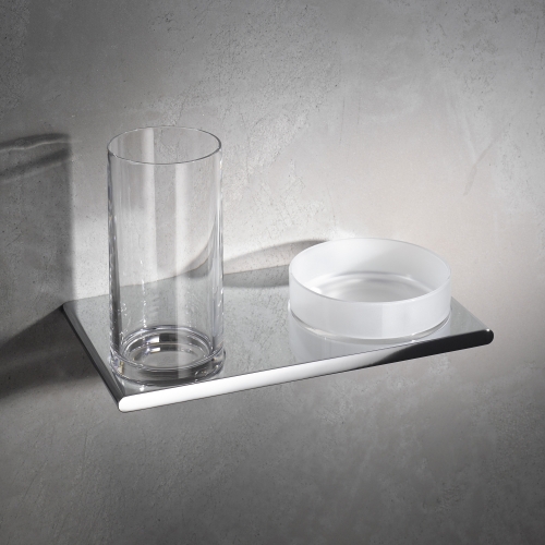картинка держатель стакана и чаши для мелочей Keuco Edition 400 11554 019000 Хром от магазина Сантехстрой