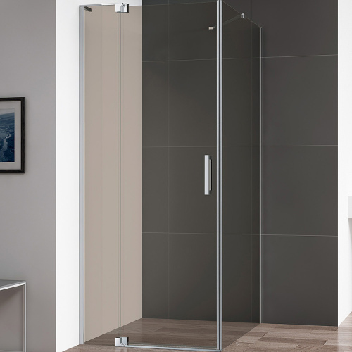 картинка Душевой уголок Cezares Slider 100x100 SLIDER-AH-1-100-100/110-BR-Cr профиль Хром стекло бронзовое от магазина Сантехстрой