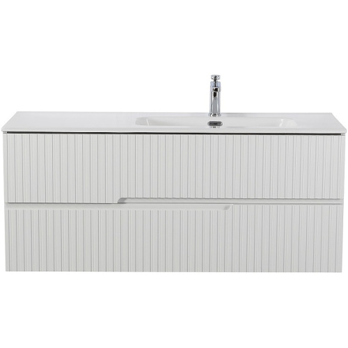 картинка Тумба под раковину Cezares Duet-N 120 R DUET-N-1200-2C-SO-BL-R подвесная Bianco Lucido от магазина Сантехстрой