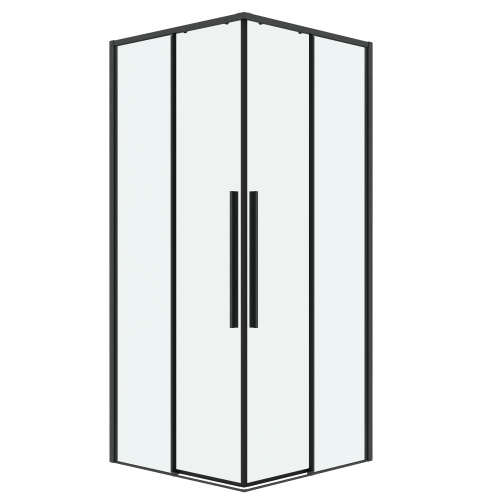 картинка Душ.ограждение 300.K33.01.9090.42.00 Galaxy (90*90*195) квадрат,раздвиж,графит сатин,стекло прозрач от магазина Сантехстрой