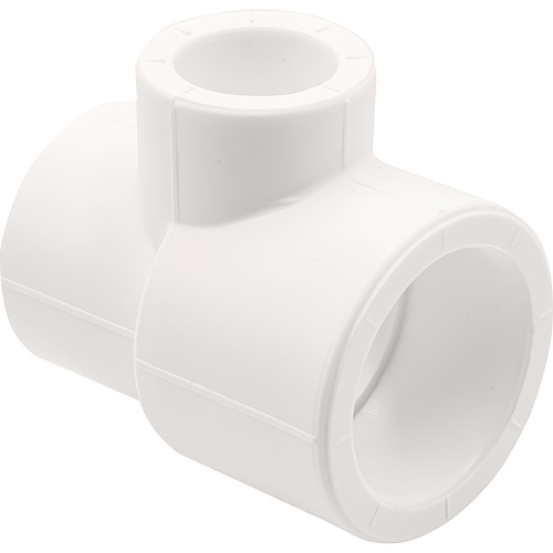 картинка Тройник THERMOLIGHT переходной PP-R 32х20х25 белый (10/140) от магазина Сантехстрой
