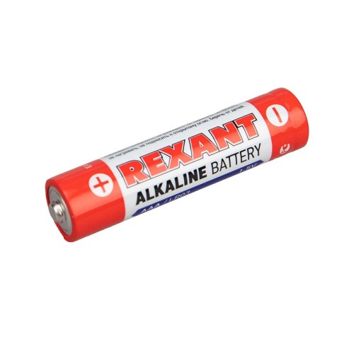 картинка Алкалиновая батарейка AAA/LR03 1,5 V 2 шт.  блистер REXANT от магазина Сантехстрой