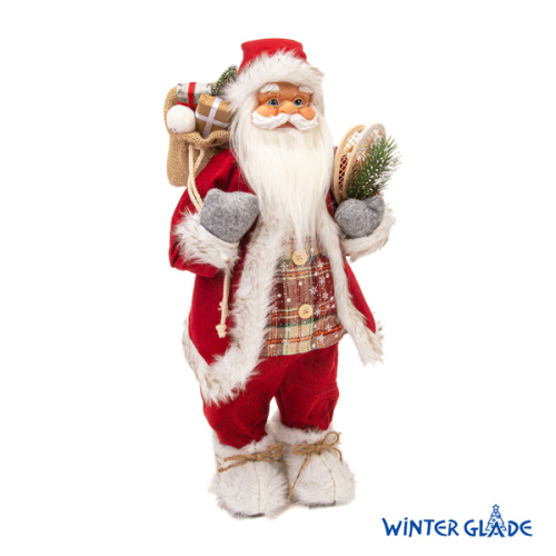 картинка Фигурка Дед Мороз 60 см (красный) от магазина Сантехстрой