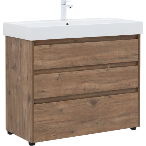 картинка Тумба под раковину Aquanet 302480 Коричневая от магазина Сантехстрой