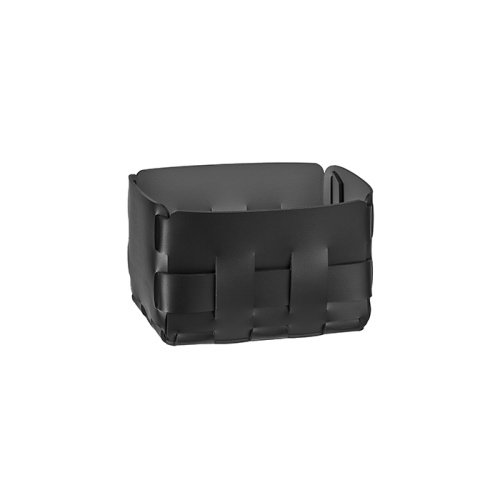 картинка ADJ Корзинка Mini Bottega, 12x19xH13 см., цвет: черный/серый от магазина Сантехстрой