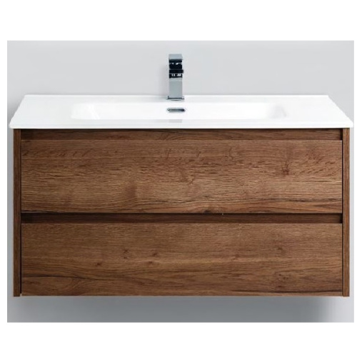 картинка Тумба под раковину BelBagno kraft-1000-2c-so-rt Коричневая от магазина Сантехстрой