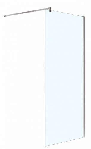 картинка Душевая перегородка Azario CHICAGO Walk-in 1400x1950 прозрачное стекло 8 мм, цвет профиля серебро (AZ-NAR6310 1400) от магазина Сантехстрой