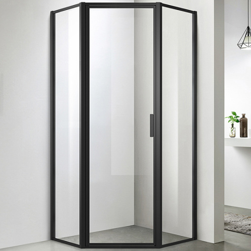 картинка Душевой уголок Azario Richmond 90х90 AZ-NAG3231 900 профиль Черный стекло прозрачное от магазина Сантехстрой