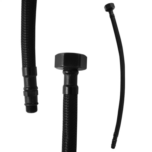 картинка if0038cmat шланг flexi d10 мм., m10x1xf3/8", длина 35 см., цвет черный матовый