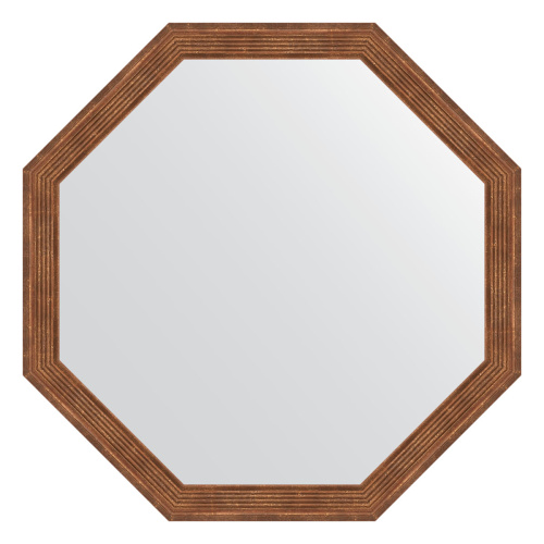 картинка Зеркало настенное Octagon EVOFORM в багетной раме сухой тростник, 69х69 см, BY 3663 от магазина Сантехстрой