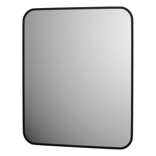 картинка Зеркало Defesto AURA DF 2966 60х70 см, с LED-подсветкой, без выключателя, нейтральный белый свет, рама черная от магазина Сантехстрой