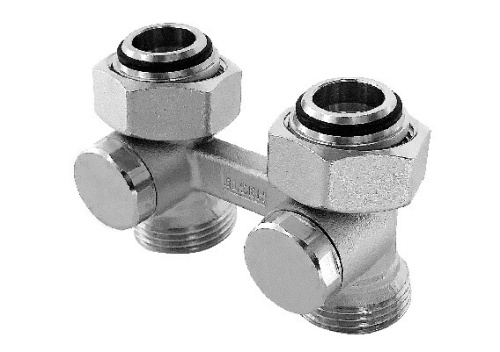 картинка Вентиль, ELSEN, прямой H-образный, 3/4", 3/4", Н ЕК-НГ ЕК, PN, бар-10, T°C -от -10 до +120, латунь, никелированный, для отопительных приборов-с нижней подводкой от магазина Сантехстрой