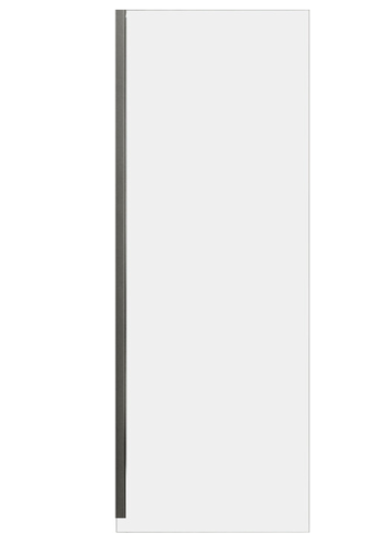 картинка Универсальная боковая панель Cezares Duet Soft-M-90-FIX-C-Cr без пристенного профиля от магазина Сантехстрой