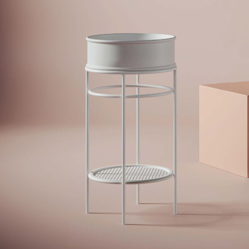 картинка Artceram VOGUE Металическая структура Ø44хh72,5см для раковин Rombo, Millerighe and Atelier, цвет: белый матовый от магазина Сантехстрой